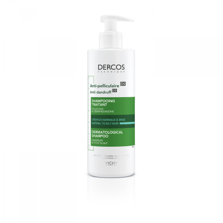 DERCOS TECHNIQUE CHAMPU ANTICASPA CABELLO GRASO 400 ML