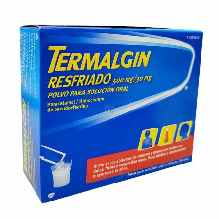 TERMALGIN RESFRIADO 10 SOBRES POLVO SOLUCION ORAL
