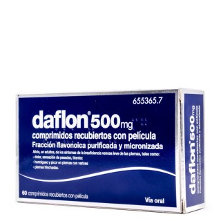 DAFLON 500 500 MG 60 COMPRIMIDOS RECUBIERTOS