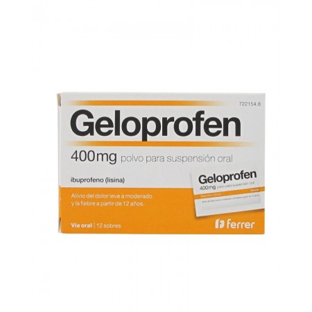 GELOPROFEN 400 MG 12 SOBRES SUSPENSION ORAL