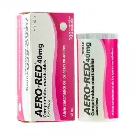 AERO RED 40 MG 100 COMPRIMIDOS MASTICABLES