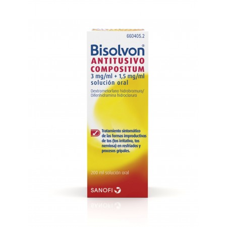 BISOLVON ANTITUSIVO COMPOSITUM 3/1.5 MG/ML SOLUCION ORAL 200 ML