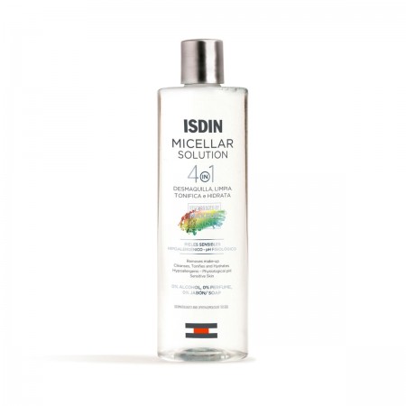 ISDIN SOLUCION MICELAR 4 EN 1 PIELES SENSIBLES 400 ML