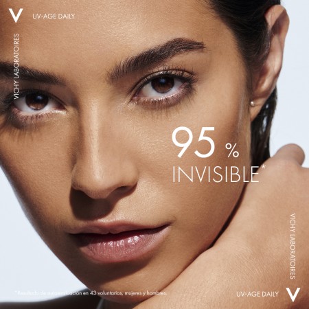 VICHY CAPITAL SOLEIL SPF 50 UV-AGE FLUIDO ACUOSO ANTIEDAD CON COLOR 40 ML