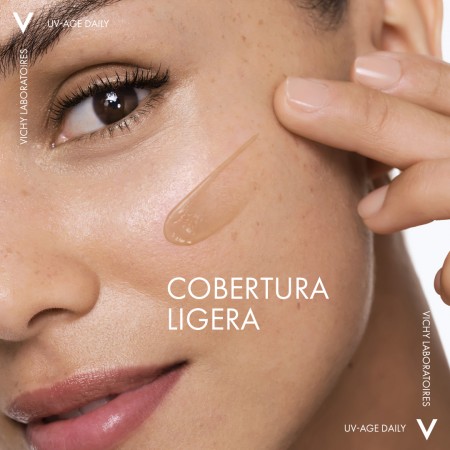 VICHY CAPITAL SOLEIL SPF 50 UV-AGE FLUIDO ACUOSO ANTIEDAD CON COLOR 40 ML