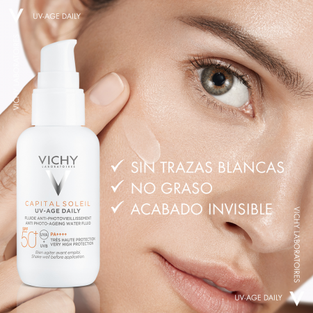 VICHY CAPITAL SOLEIL UV-AGE DAILY SPF50+ FLUIDO ANTIEDAD 40ML