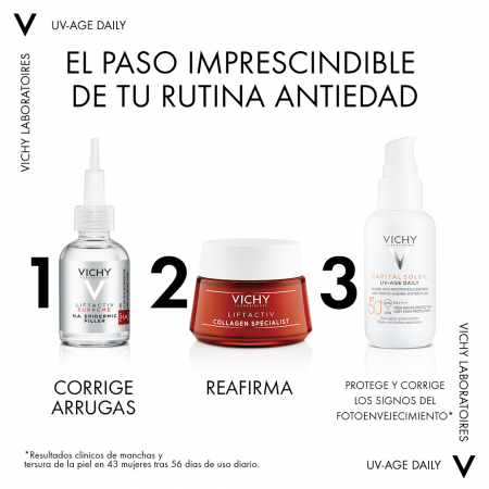 VICHY CAPITAL SOLEIL UV-AGE DAILY SPF50+ FLUIDO ANTIEDAD 40ML