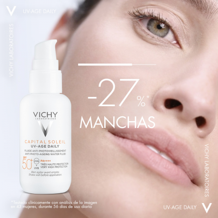 VICHY CAPITAL SOLEIL UV-AGE DAILY SPF50+ FLUIDO ANTIEDAD 40ML