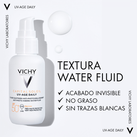 VICHY CAPITAL SOLEIL UV-AGE DAILY SPF50+ FLUIDO ANTIEDAD 40ML