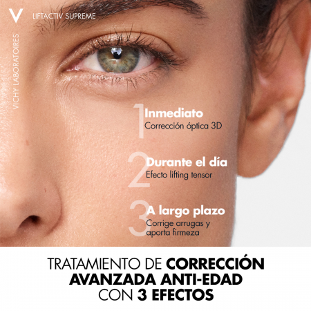 Tratamiento antiedad Vichy Liftactiv Supreme con efecto lifting tensor inmediato y a largo plazo