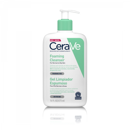 CERAVE GEL LIMPIADOR ESPUMOSO 473 ML