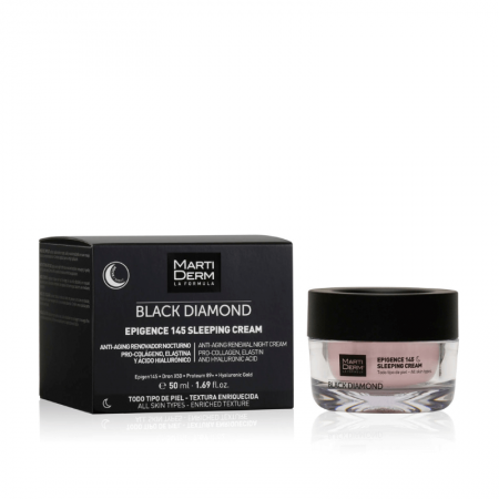 MARTIDERM BLACK DIAMOND EPIGENCE 145 CREMA DE NOCHE TEXTURA ENRIQUECIDA  50 ML
