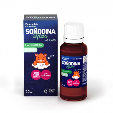 SOÑODINA MELATONINA GOTAS 20 ML SABOR CEREZA SIN AZUCAR