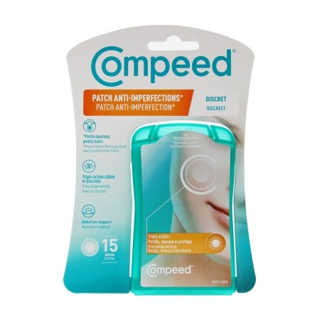 COMPEED PARCHE ANTI-GRANOS DISCRETO TRIPLE ACCION 15 UNIDADES