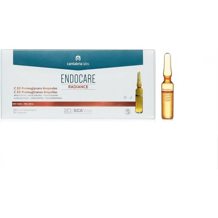 ENDOCARE RADIANCE C20 PROTEOGLICANOS PIEL SECA 30 AMPOLLAS 2 ML