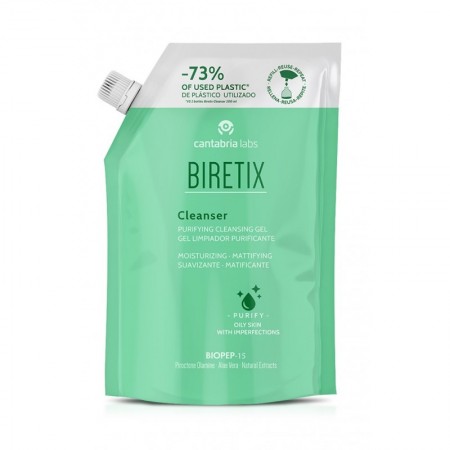 BIRETIX CLEANSER GEL LIMPIADOR PURIFICANTE REFILL 400 ML