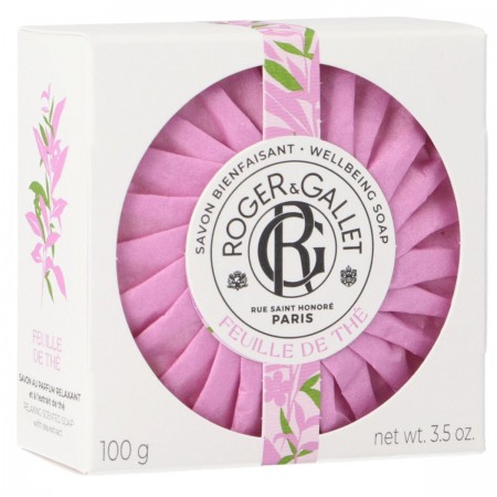ROGER GALLET JABON PERFUMADO FEUILLE DE THE 100 G PASTILLA