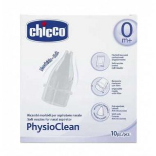 CHICCO PHYSIO CLEAN ASPIRADOR NASAL RECAMBIOS 10 U
