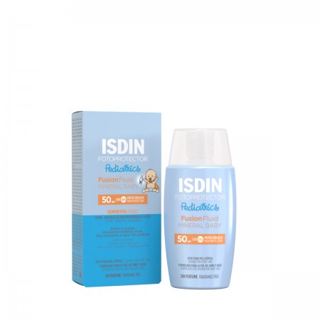 ISDIN FOTOPROTECTOR PEDIATRICS FUSION FLUID MINERAL BABY SPF 50 50 ML