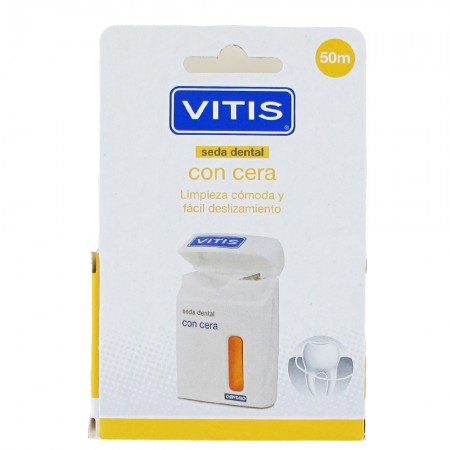 VITIS SEDA DENTAL CON CERA 50 M