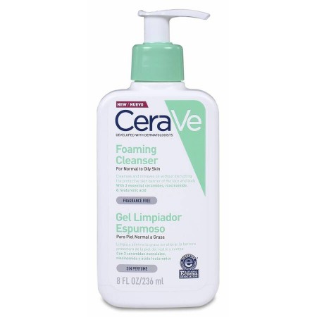 CERAVE GEL LIMPIADOR ESPUMOSO 236 ML