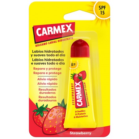 CARMEX BALSAMO LABIAL TUBO FRESA SPF15 10G