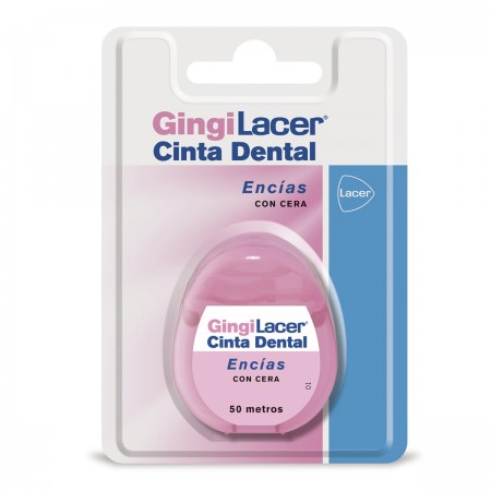 GINGILACER CINTA DENTAL CON CERA 50 M