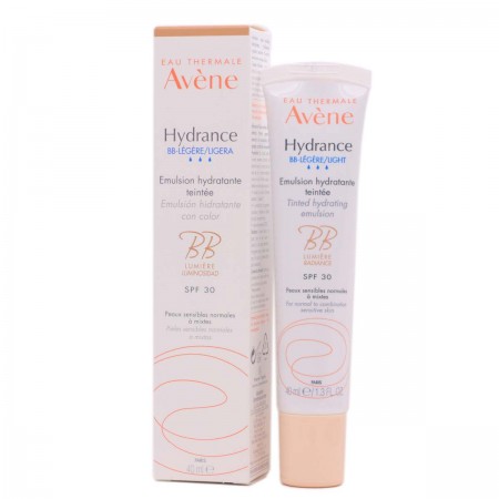 AVENE HYDRANCE BB-LIGERA EMULSION HIDRATANTE SPF CON COLOR 40 ML