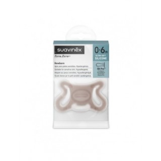 SUAVINEX ZERO ZERO CHUPETE SILICONA FISIOLOGICO SX PRO  0 - 6 MESES 1 UNIDAD CARAMEL