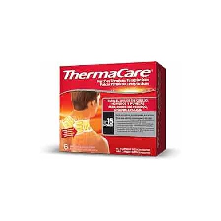 THERMACARE CUELLO Y HOMBROS 6 PARCHES TERMICOS TERAPEUTICOS