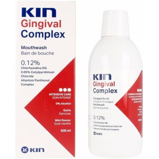 KIN GINGIVAL COMPLEX 0.12% CLORHEXIDINA ENJUAGUE BUCAL 500 ML