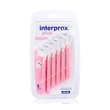VITIS INTERPROX PLUS NANO 0.7 6 UNIDADES (ROSA+ANGULAR)
