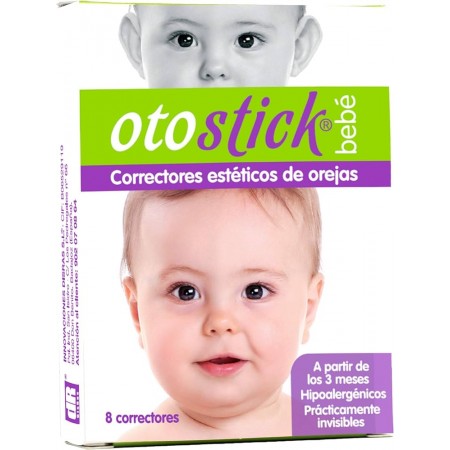 CORRECTOR ESTETICO DE OREJAS OTOSTICK+ GORRO 8 U (NIÑOS 0-3 AÑOS)