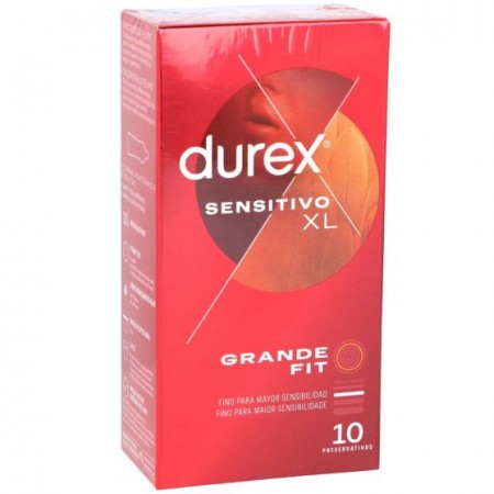 DUREX SENSITIVO SUAVE XL 10 PRESERVATIVOS