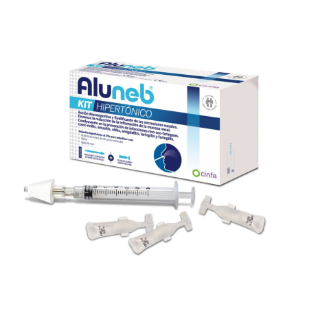 ALUNEB HIPERTONICO KIT 20 VIALES 5 ML + 1 DISPOSITIVO