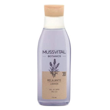 MUSSVITAL ESSENTIALS BOTANICS GEL DE BAÑO LAVANDA 750 ML