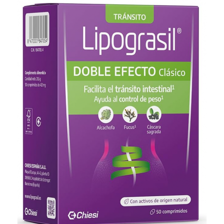 LIPOGRASIL DOBLE EFECTO CLÁSICO 50 COMPRIMIDOS RECUBIERTOS