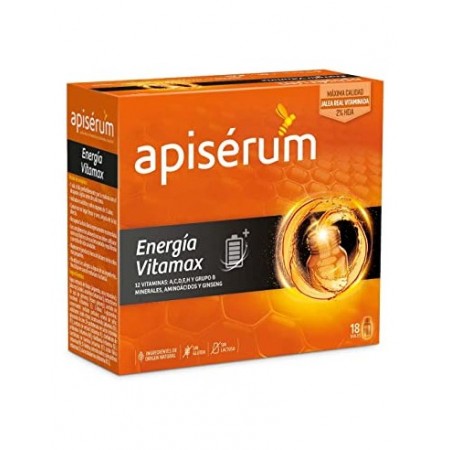 APISERUM ENERGIA VITAMAX 18 VIALES