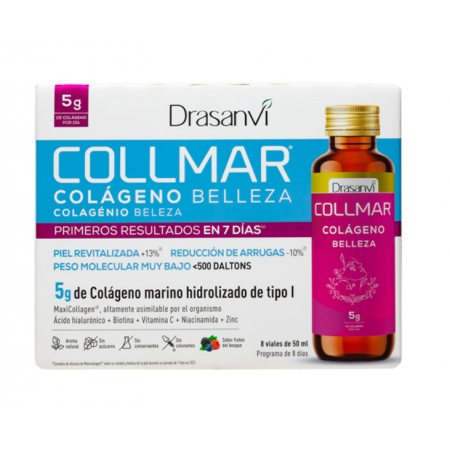 DRASANVI COLLMAR COLAGENO BELLEZA 8 VIALES SABOR FRUTAS DEL BOSQUE