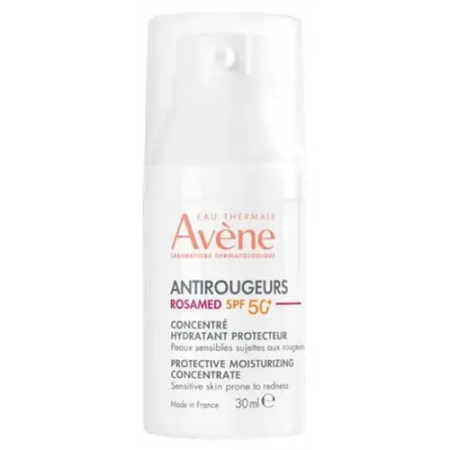 AVENE ANTIROUGEURS ROSAMED SPF 50+ CONCENTRADO HIDRATANTE PROTECTOR 30 ML