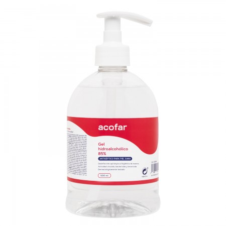 GEL HIDROALCOHOLICO ACOFAR 85% 500 ML