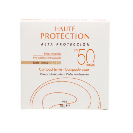 AVENE SOLAR COMPACTO ALTA PROTECCION SPF 50 COLOR ARENA 10 G