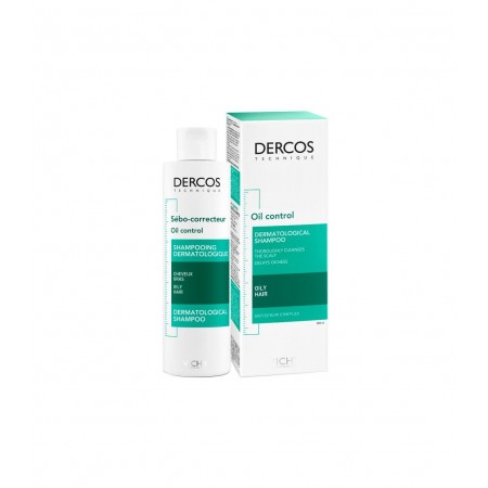 DERCOS CHAMPU SEBO-CONTROL TRATAMIENTO PURIFICANTE CABELLO GRASO 200 ML