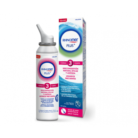 RHINOMER PLUS FUERZA 3 FUERTE USUARIOS FRECUENTES FUERZA SPRAY 125 ML
