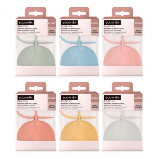 SUAVINEX PORTACHUPETES DE SILICONA SOFT&FLEXIBLE BOLA PARA GUARDAR 2 UNIDADES CHUPETES