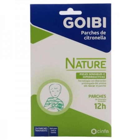 GOIBI PARCHES ADH CITRONELA SOBRE LA ROPA 24 PARCHES