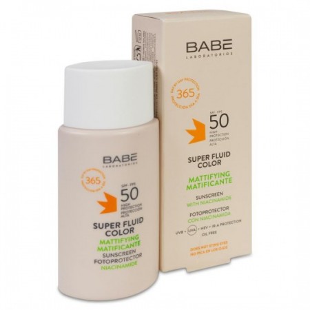 BABE SUPER FLUID COLOR MATIFICANTE FPS50 FLUIDO 50 ML