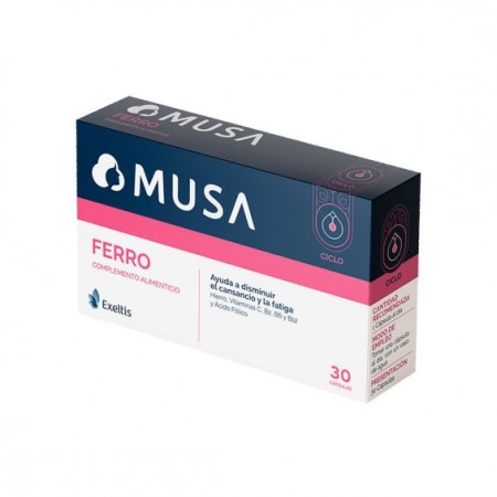 MUSA FERRO 30 CAPSULAS