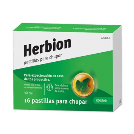 HERBION 16 PASTILLAS PARA CHUPAR