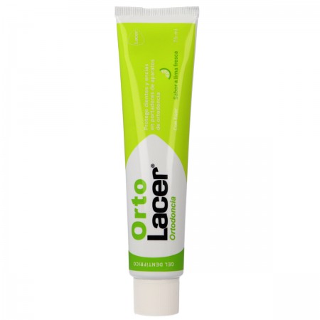 ORTO LACER GEL DENTIFRICO SABOR LIMA 75 ML